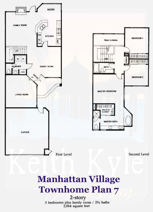 Manhattan Village Plan 7 Townhme Floorplan